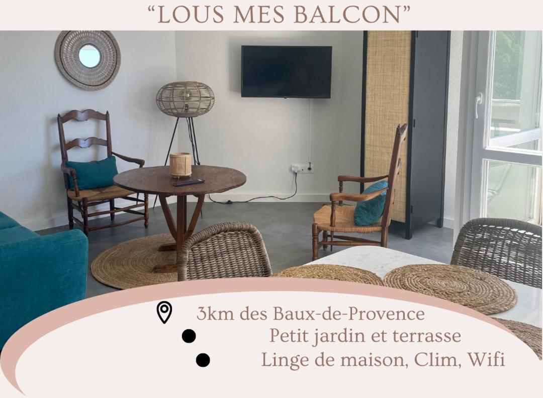 "Lou Mes" Les Baux Balcon Apartamento Exterior foto